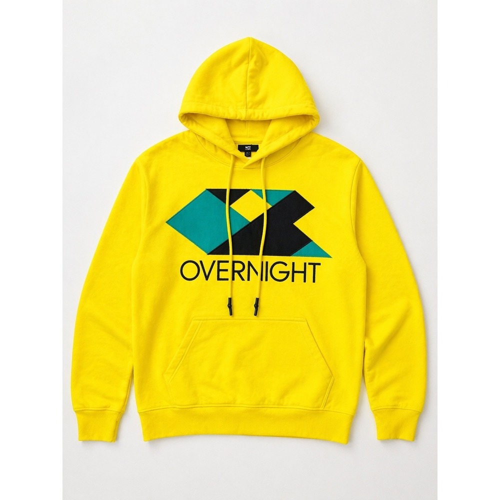 MCQ Alexander McQueen FOAM Yellow Overnight Graphic Hoodie XS NEW